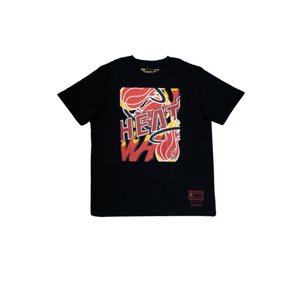 POLERA MITCHELL AND NESS NBA CUT UP HEAT HOMBRE