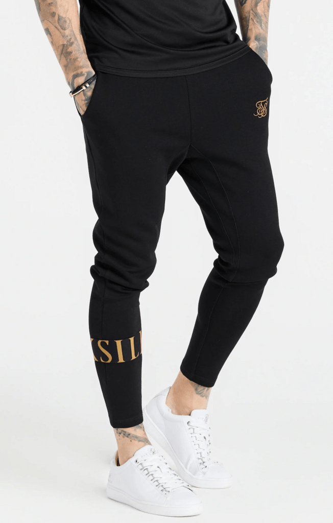 SIKSILK - PANTALON SIKSILK BLACK DYNAMIC TRACK PANTS HOMBRE