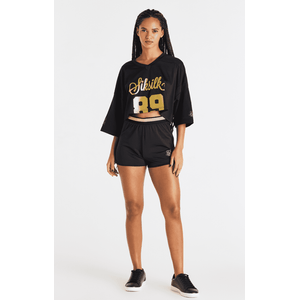 POLERA SIKSILK POLYESTER CROP MUJER