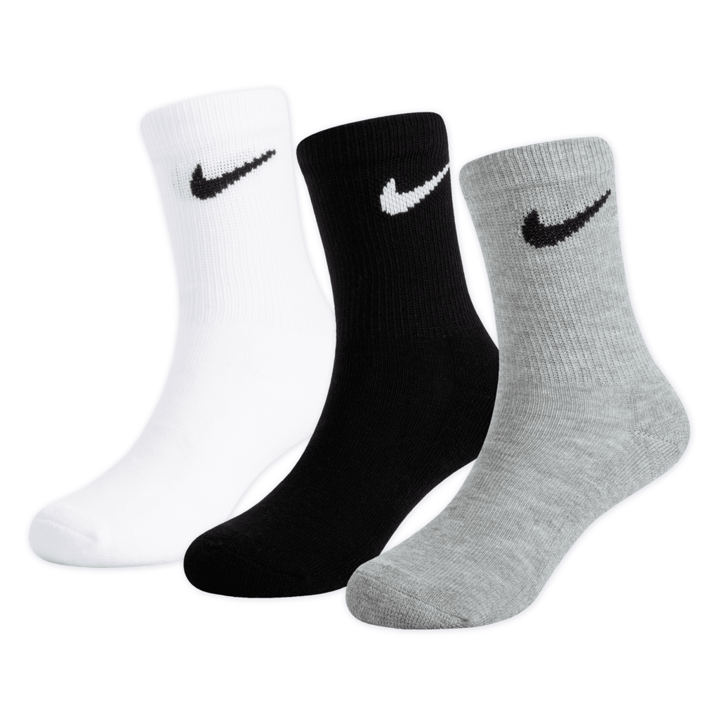 CALCETIN NIKE KIDS BASIC PACK CREW 3 PK NIÑO