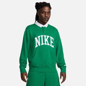 POLERA NIKE M NK CLUB HBR FT LS POLO HOMBRE