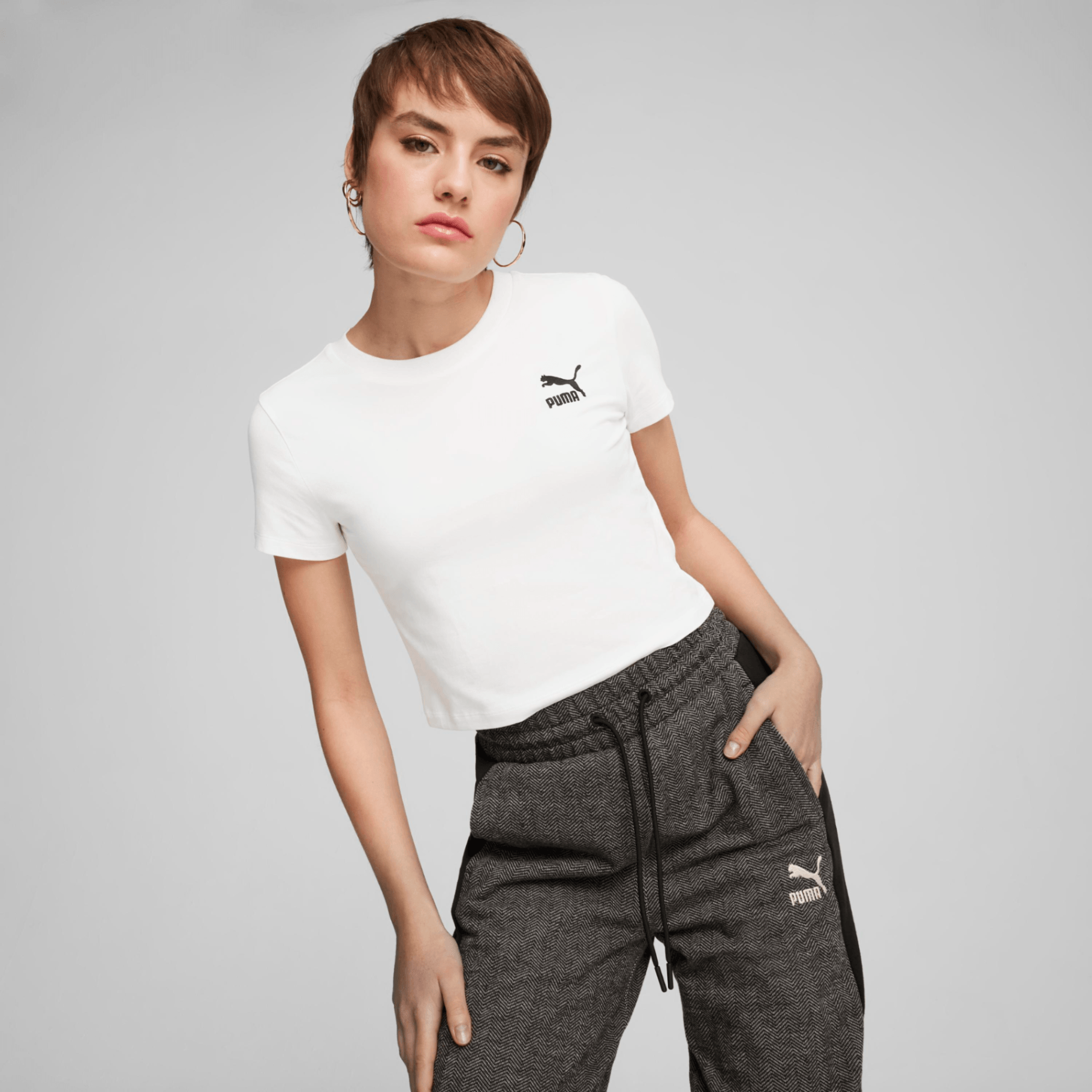 POLERA PUMA CLASSICS BABY TEE MUJER - The Line | Tu estilo streetwear