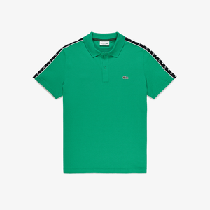 POLERA POLO TAPE LACOSTE VERDE HOMBRE