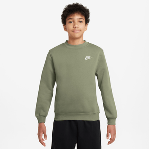 POLERON NIKE K NSW CLUB FLC CREW LS LBR JOVEN