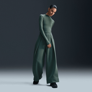 PANTALON NIKE W NSW TCH FLC HR PLT PANT WIDE MUJER