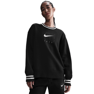 POLERON NIKE W NSW PHNX FLC GX OS LNG CREW MUJER