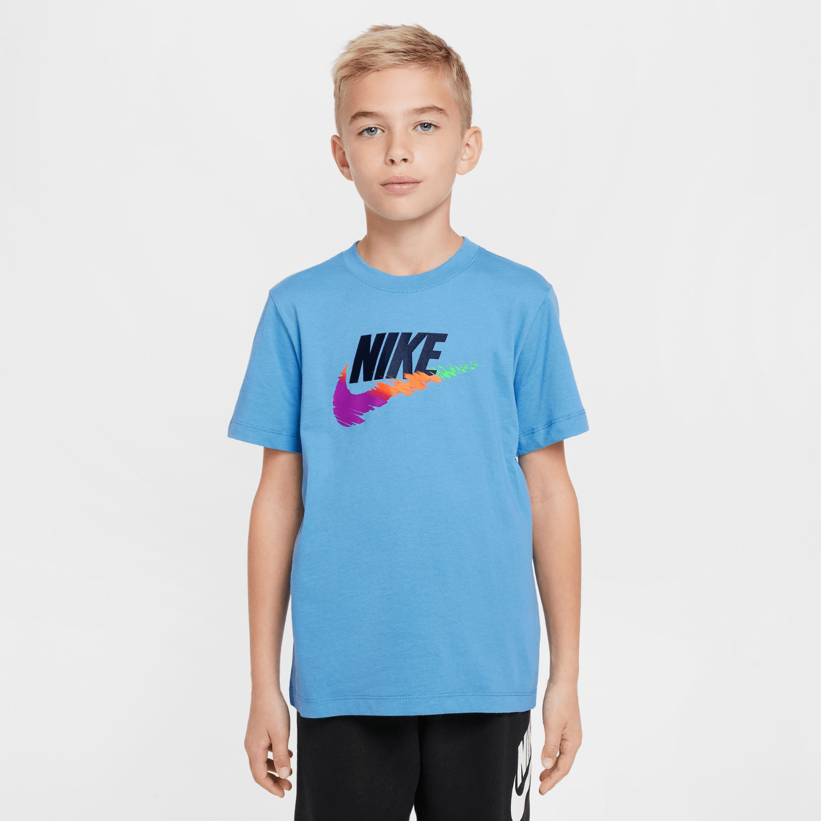 POLERA NIKE K NSW TEE BRANDMARK 3 FUTURA JOVEN