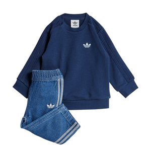 BUZO ADIDAS DENIM CREW SET BEBE