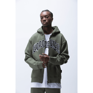 POLERON HOODRICH RITUAL OVERSIZED ZIP THROUGH HOOD