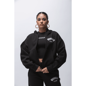POLERON HOODRICH MID LENGTH ZIP THROUGH MUJER