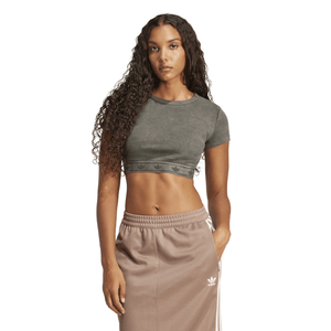 POLERA ADIDAS RIB SS TOP MUJER