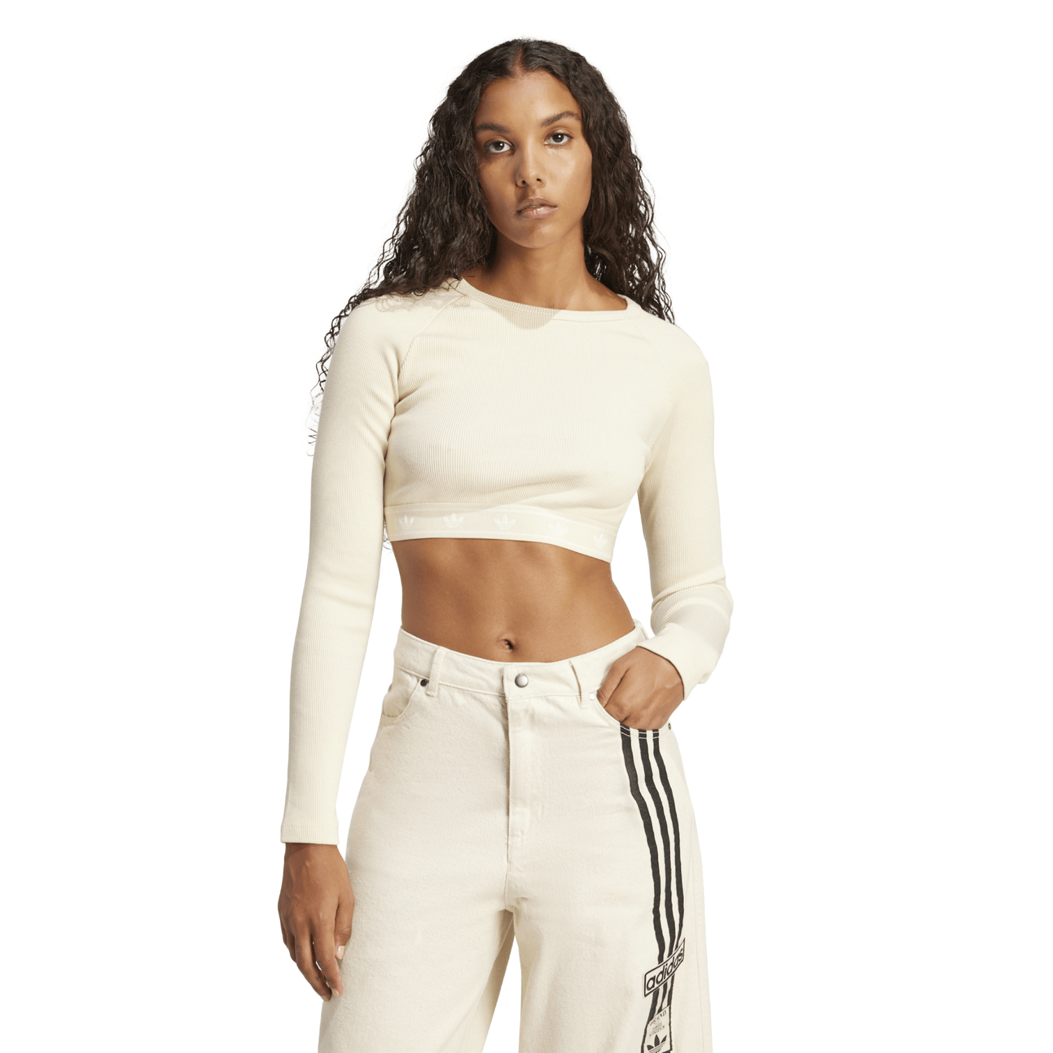 Rib Aine LS Top - Chocolate