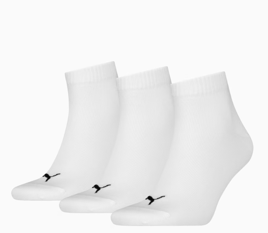 CALCETIN PUMA UNISEX QUARTER PLAIN 3P UNISEX