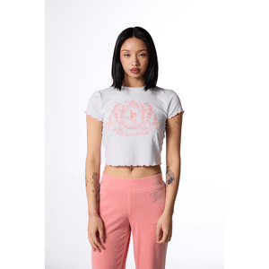 POLERA JUICY COUTURE BABY TEE WITH GRAPHIC MUJER