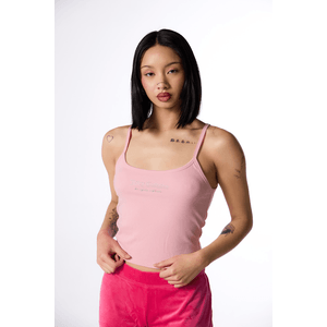 POLERA JUICY COUTURE FITTED CROPPED TANK MUJER