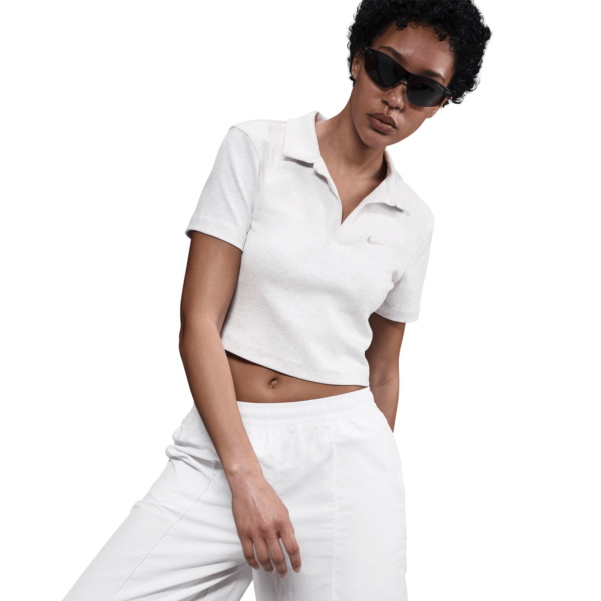 POLERA NIKE W NSW ESSNTL SS POLO CRP TOP MUJER