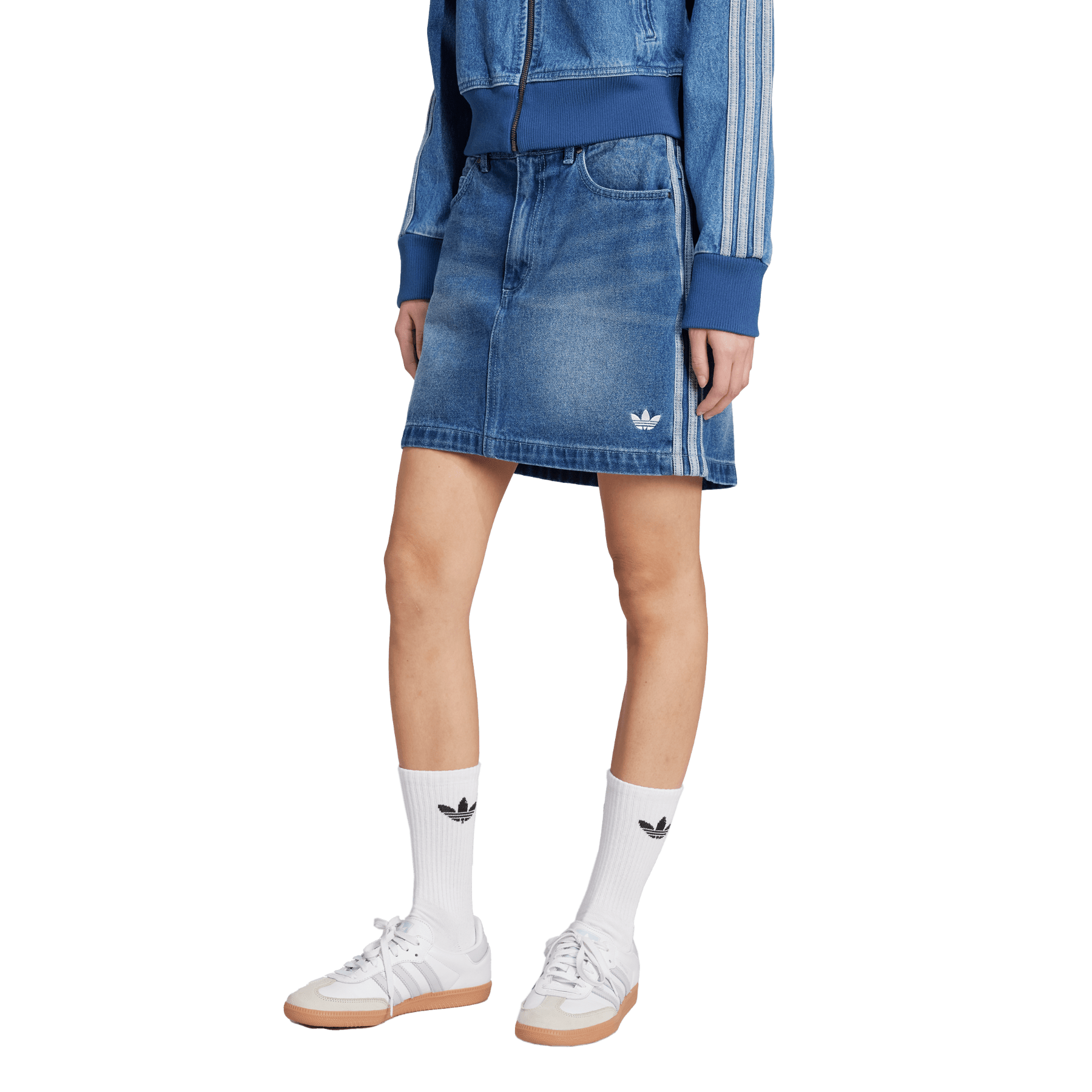 FALDA ADIDAS DENIM MINI SKT MUJER