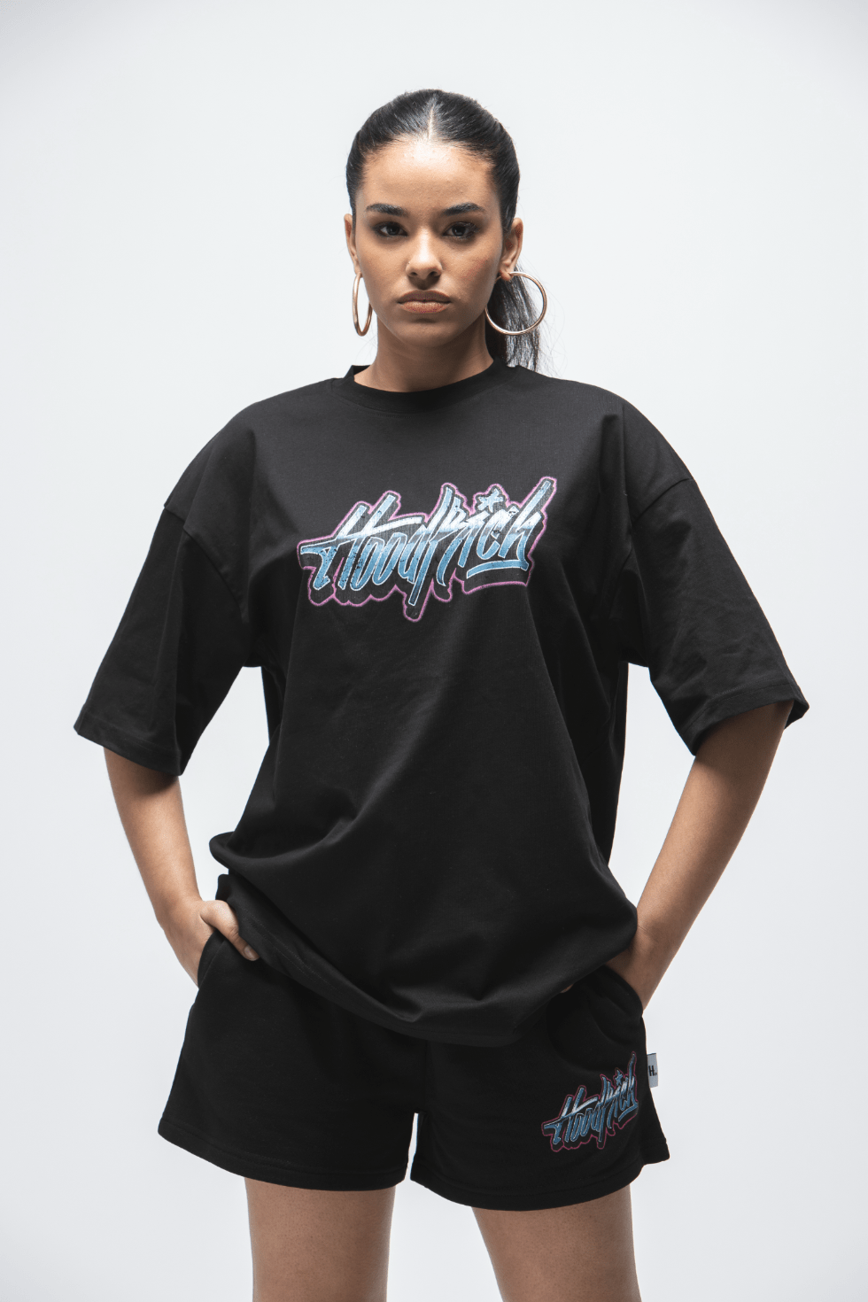 POLERA HOODRICH ERUPT _ OVERSIZED T_SHIRT MUJER
