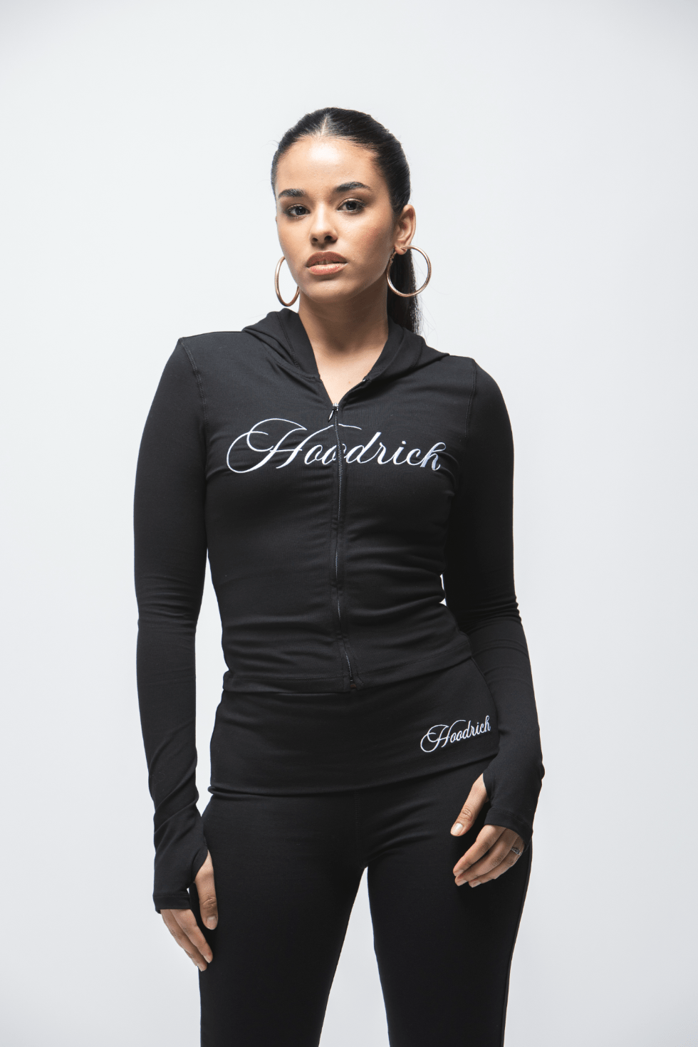 POLERON HOODRICH POISE _ SLIM FIT ZIP THROUGH HOOD