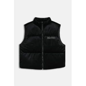 CHAQUETA JUICY COUTURE LIGHTENING VELOUR GILET BLA