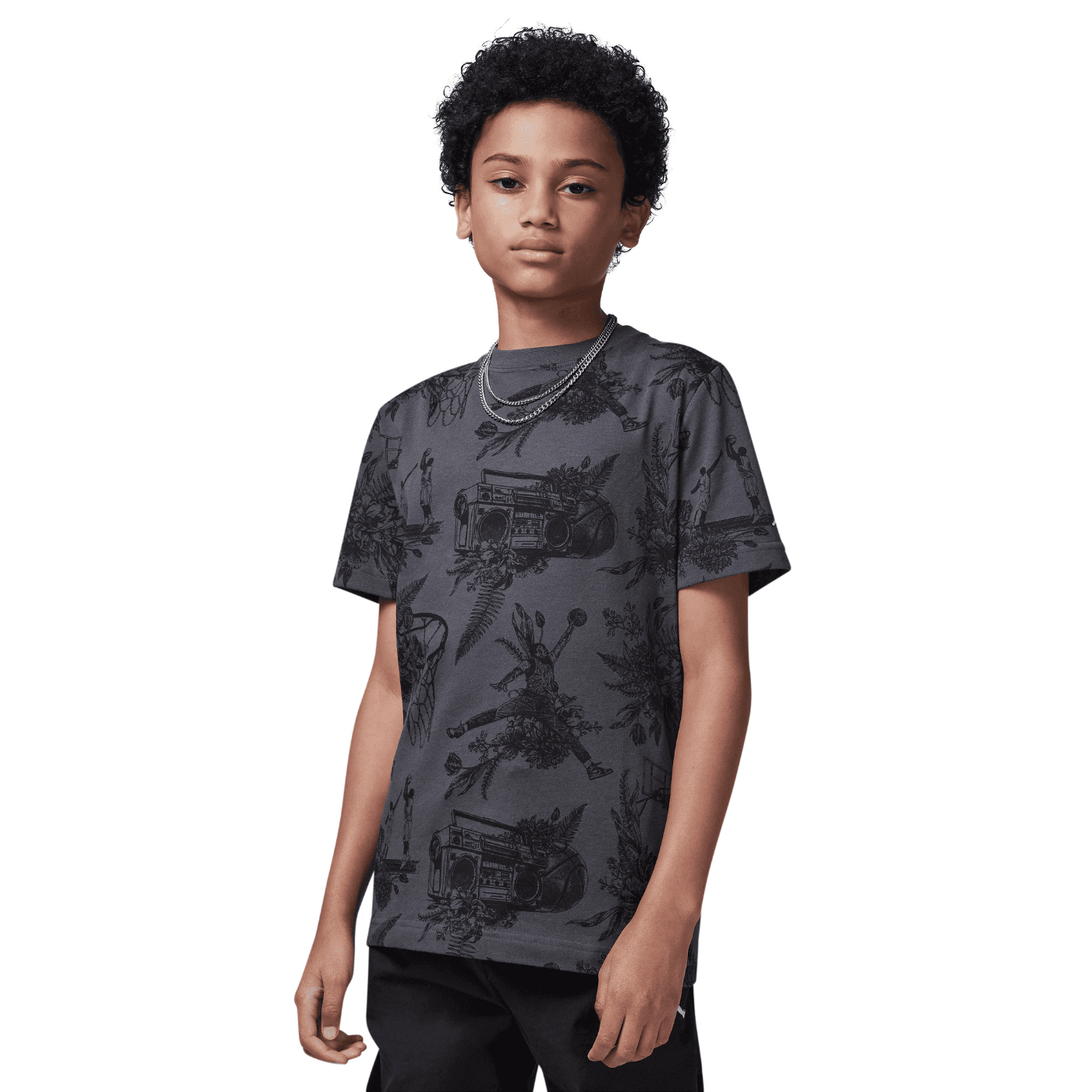 POLERA JORDAN KIDS JDB JORDAN SPORTS SKETCH SS TE