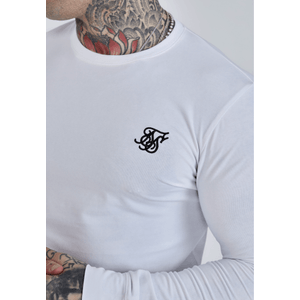 POLERA SIKSILK ESSENTIALS LONG SLEEVE T-SHIRT HOMB