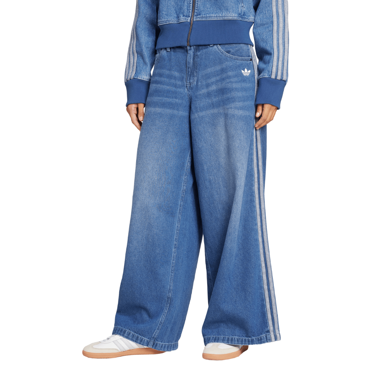 PANTALON ADIDAS DENIM WIDE PANT MUJER