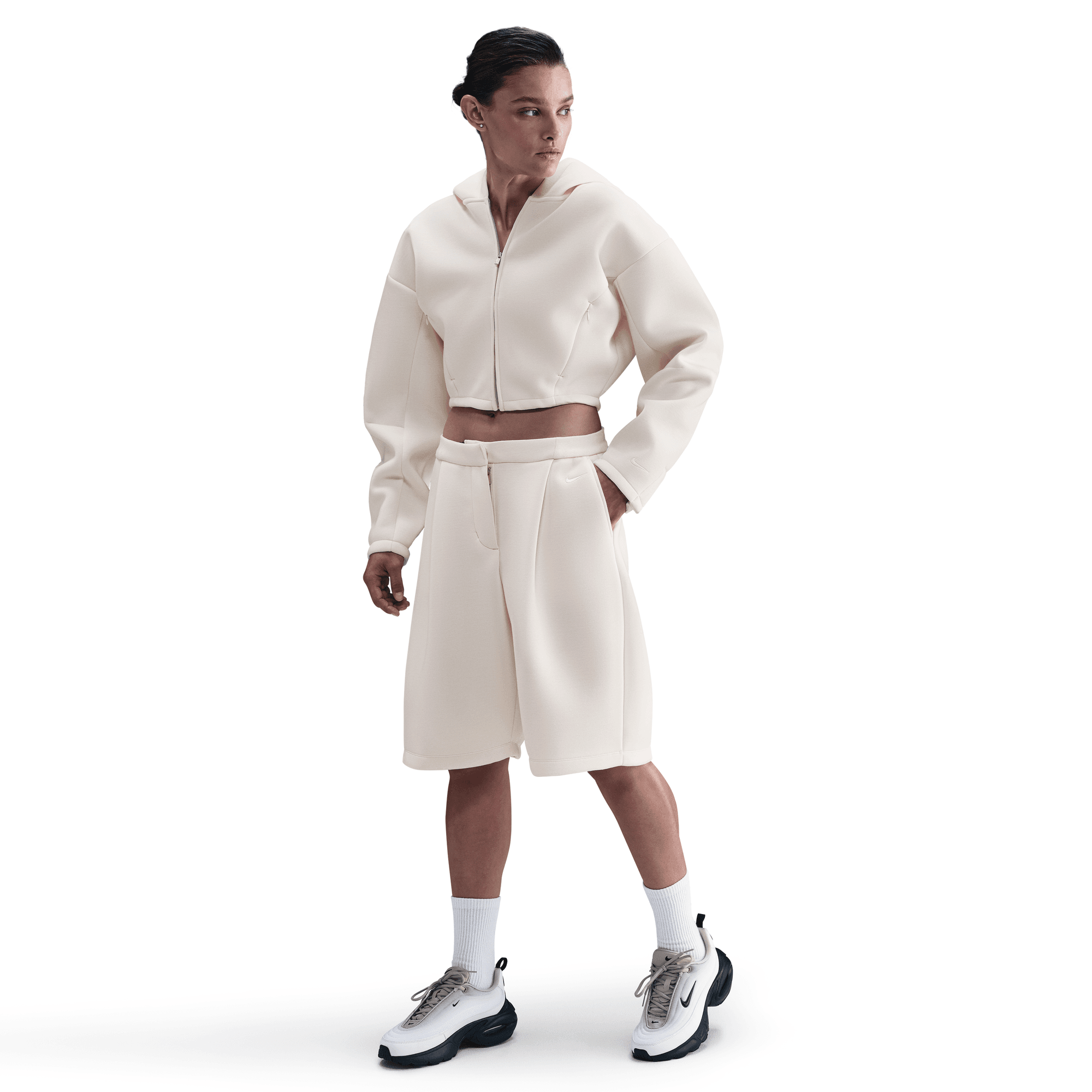 POLERON NIKE W NSW HOODED FZ MOD MUJER