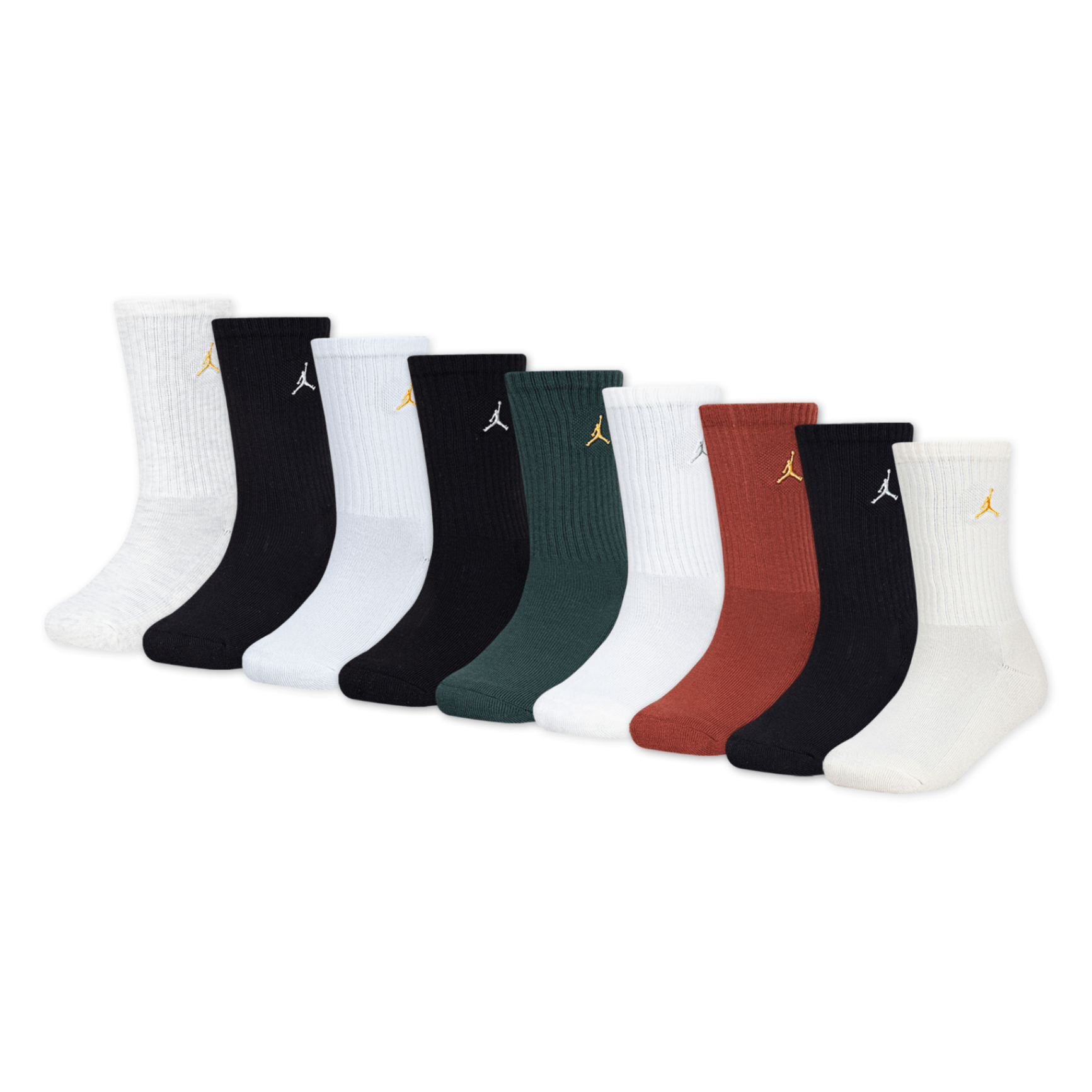 CALCETIN JORDAN KIDS JHN JDN HOLIDAY 9PK CREW GIFT