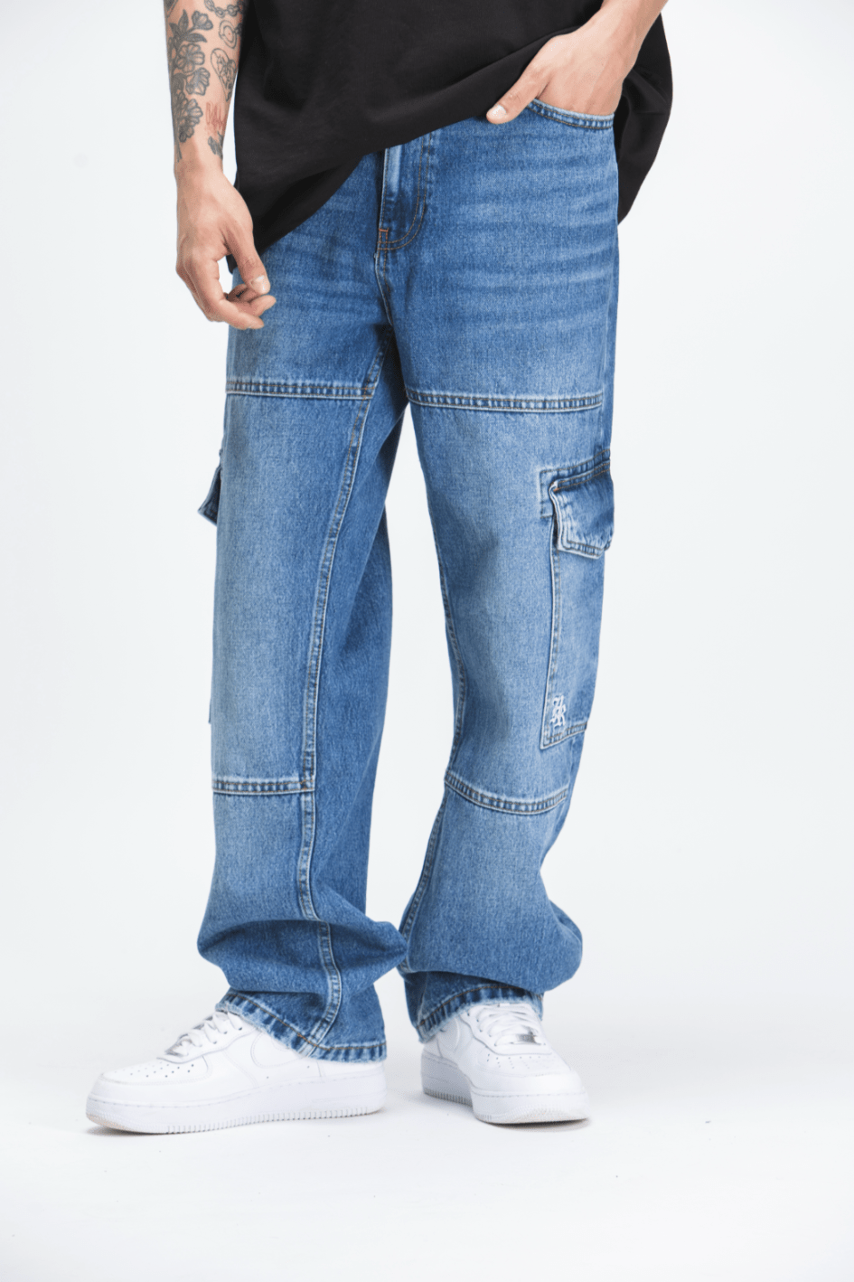 PANTALON HOODRICH FORCE SCRIPT _ DENIM JEAN _ STRA