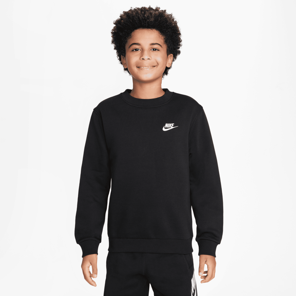 POLERON NIKE K NSW CLUB FLC CREW LS LBR JOVEN
