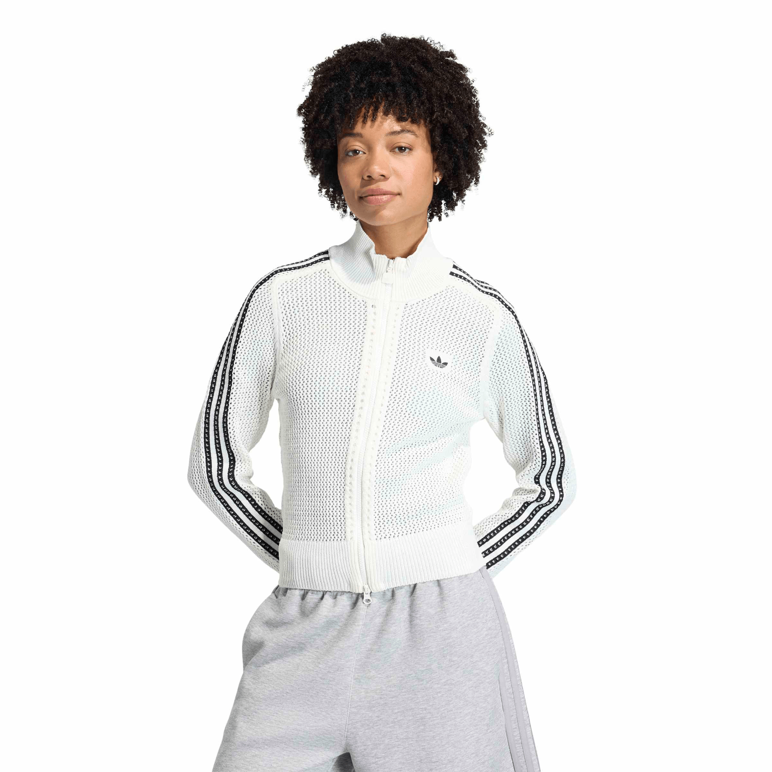POLERON ADIDAS CROCHET TT MUJER
