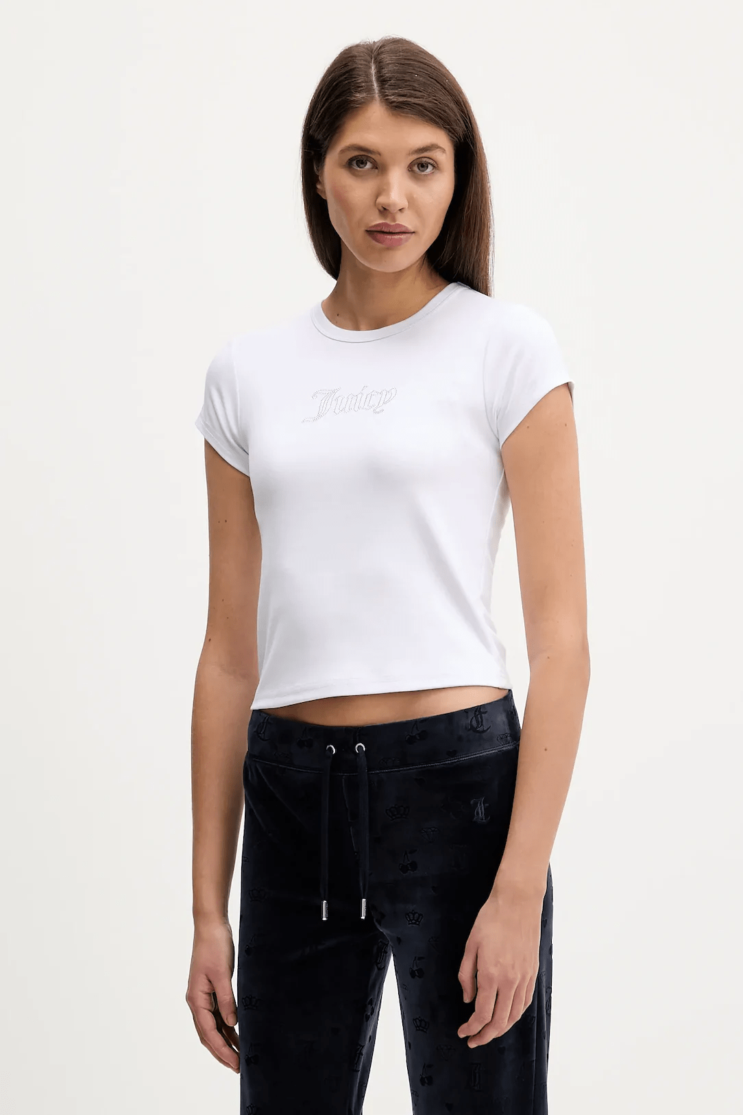 POLERA JUICY COUTURE CAPPED BABY SLEEVE TSHIRT MUJ