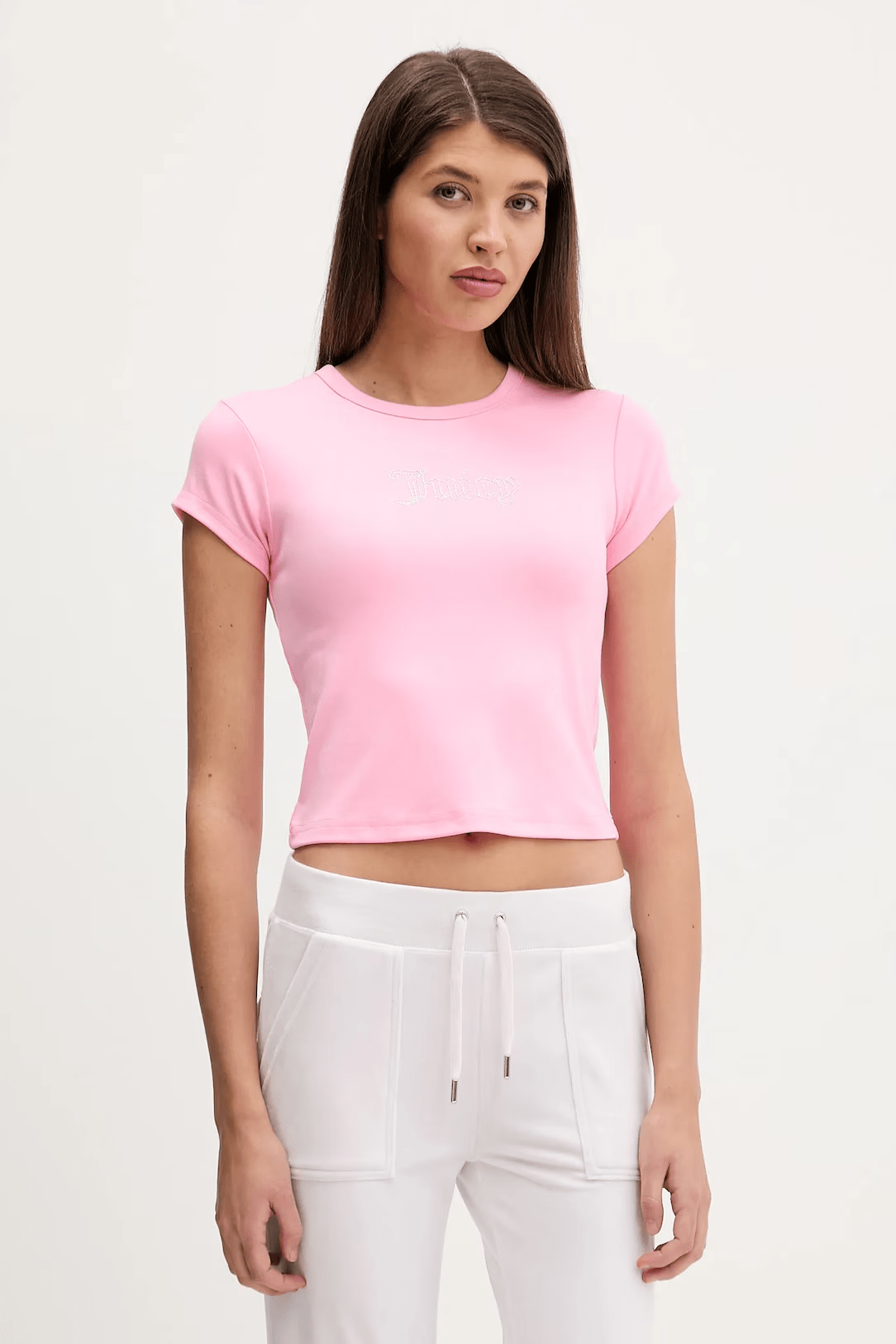 POLERA JUICY COUTURE CAPPED BABY SLEEVE TSHIRT MUJ