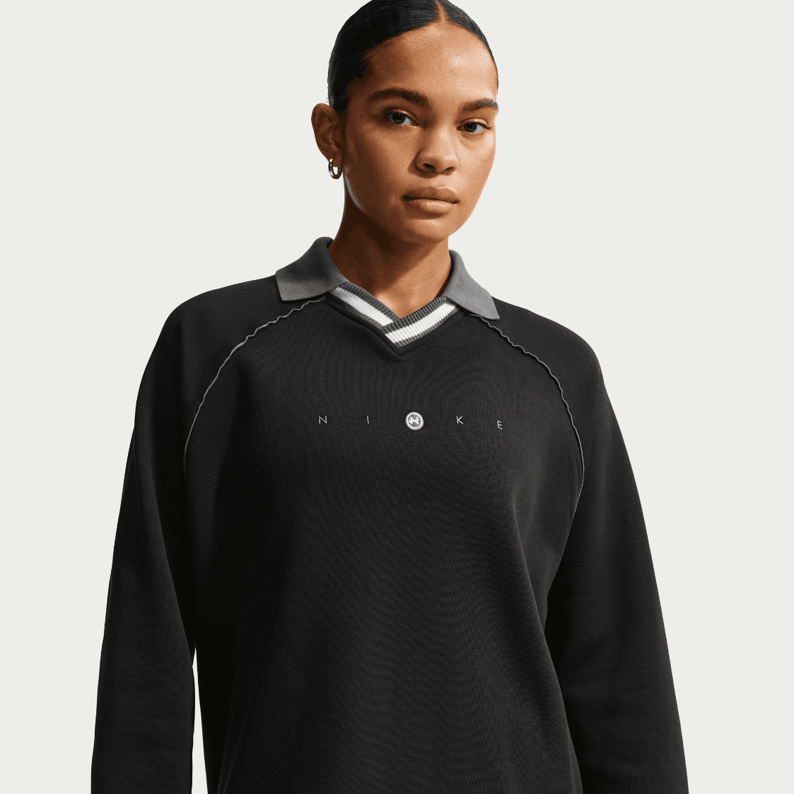 POLERON NIKE W NSW PHNX FLC OS GX POLO TOP MUJER