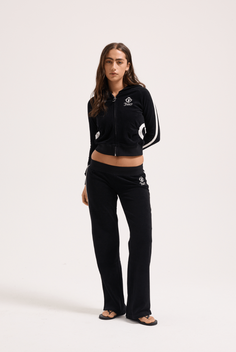 POLERON JUICY COUTURE APPLIQUE TERRY HOODIE MUJER