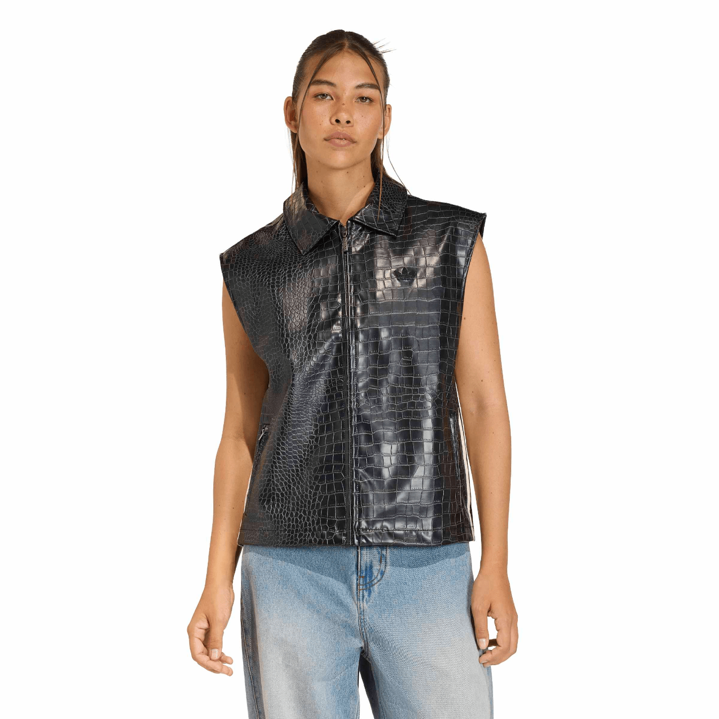 CHAQUETA ADIDAS PLEATHER VST MUJER