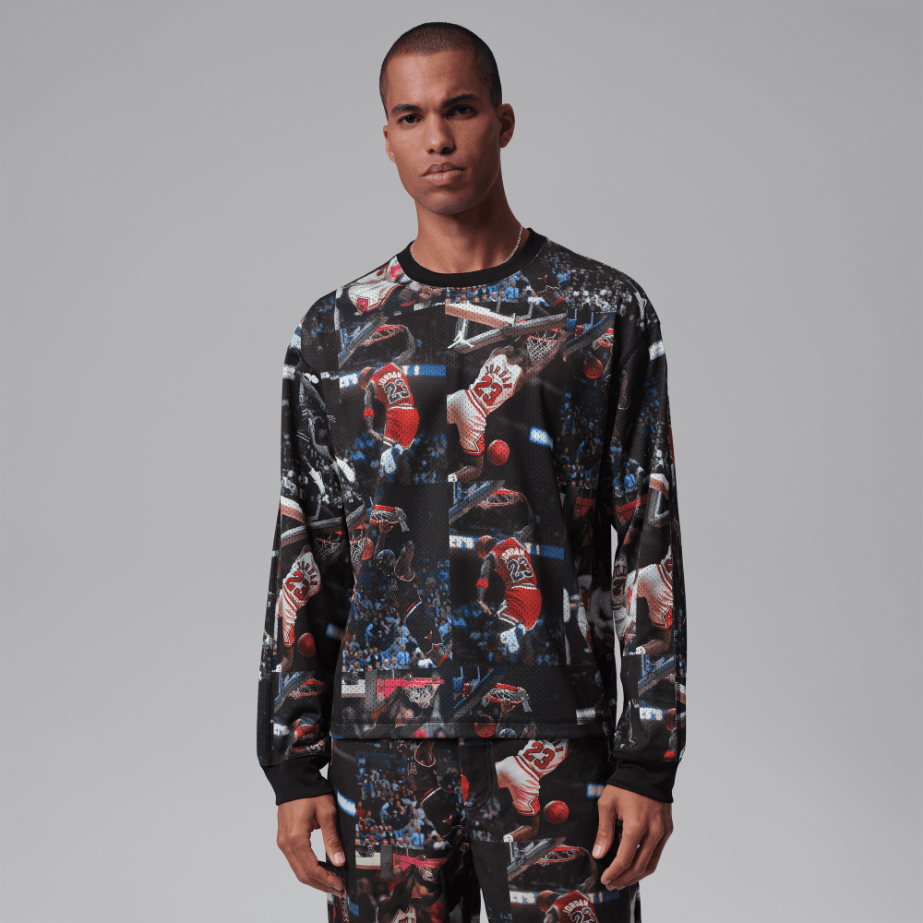 POLERA JORDAN M J FLT AOP LS JRSY HOMBRE