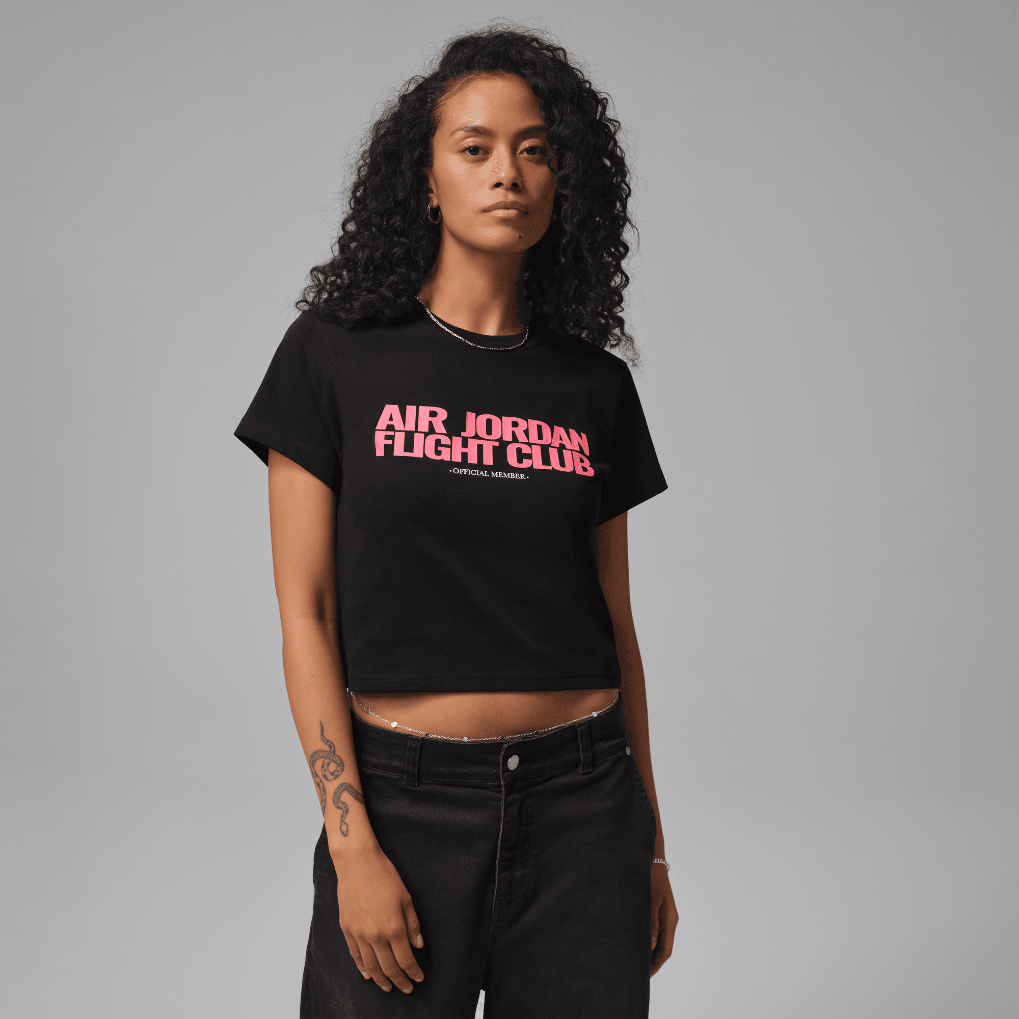 POLERA JORDAN W J FLT CLB SHGF GFX TEE MUJER