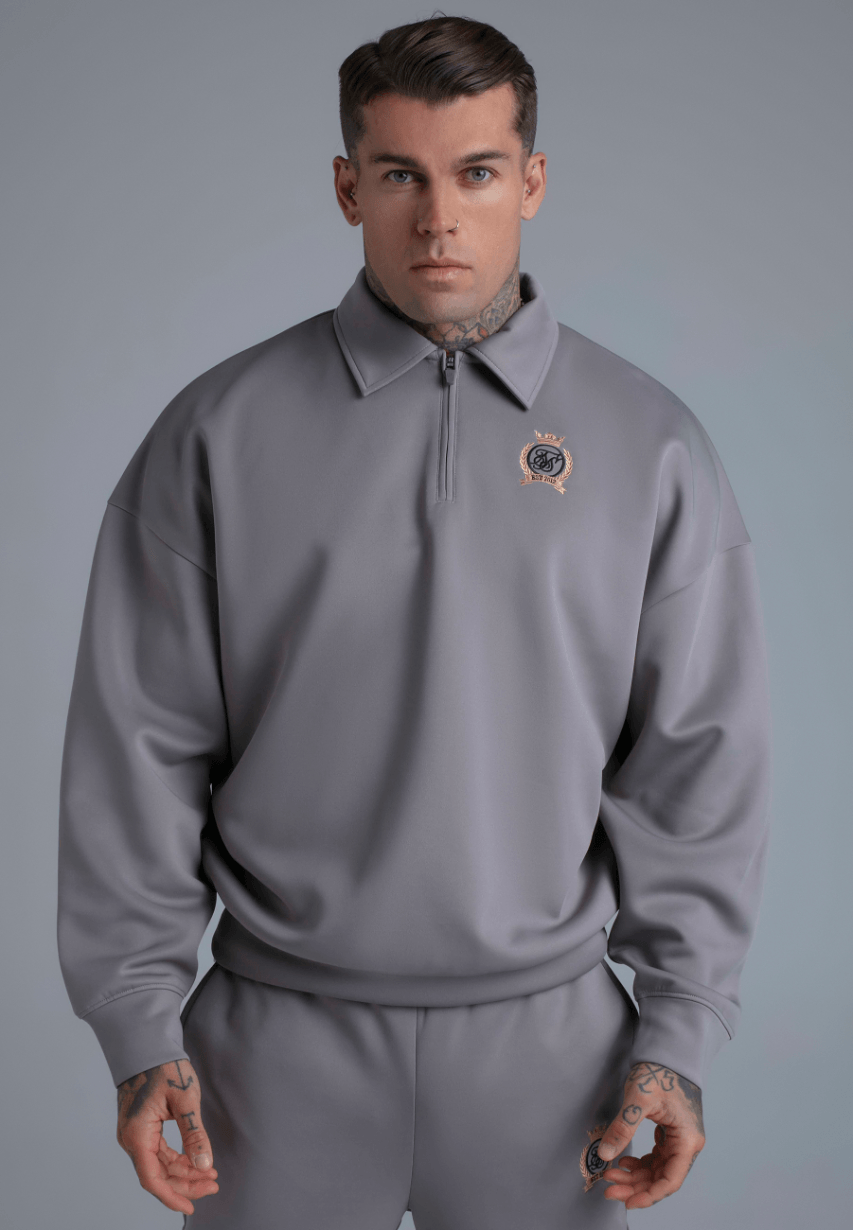 POLERON SIKSILK POLO ZIP SWEATER HOMBRE