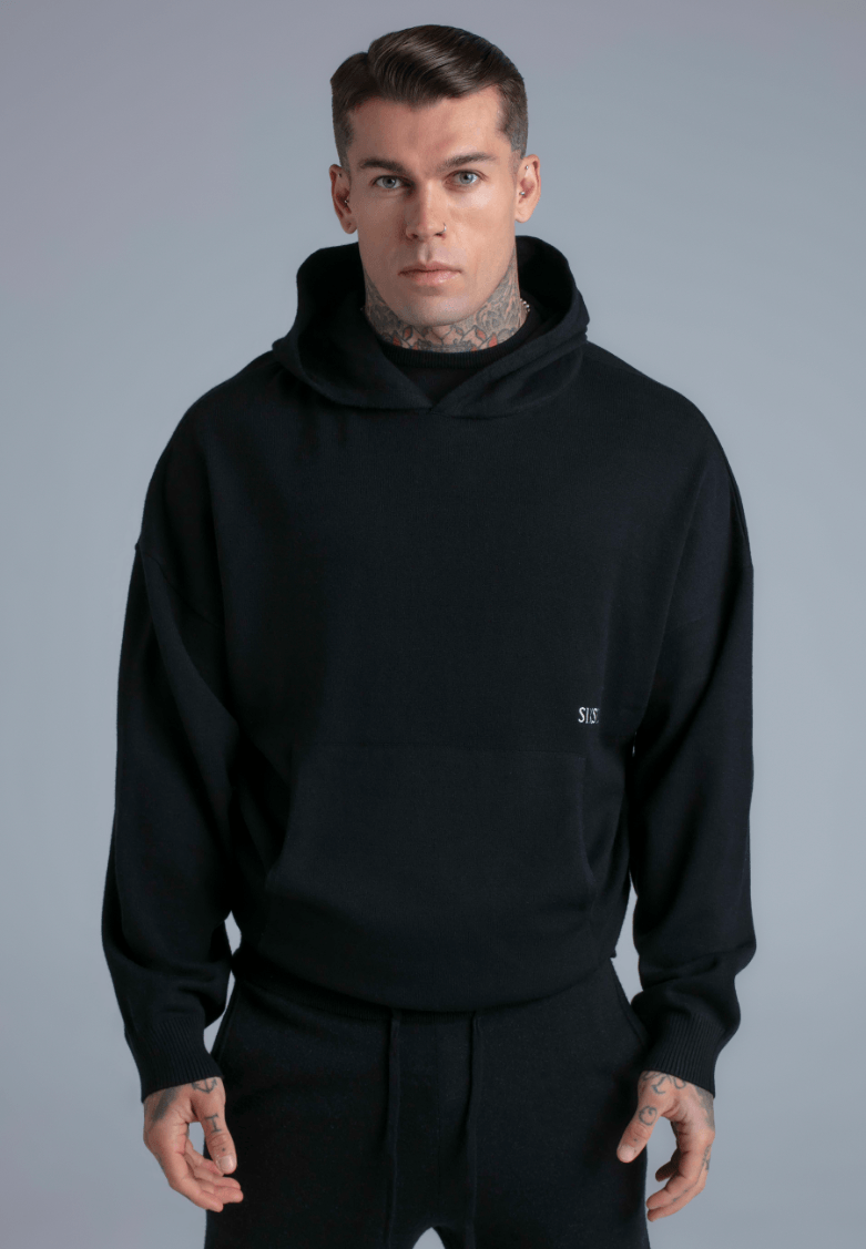 POLERON SIKSILK KNITTED HOODIE HOMBRE