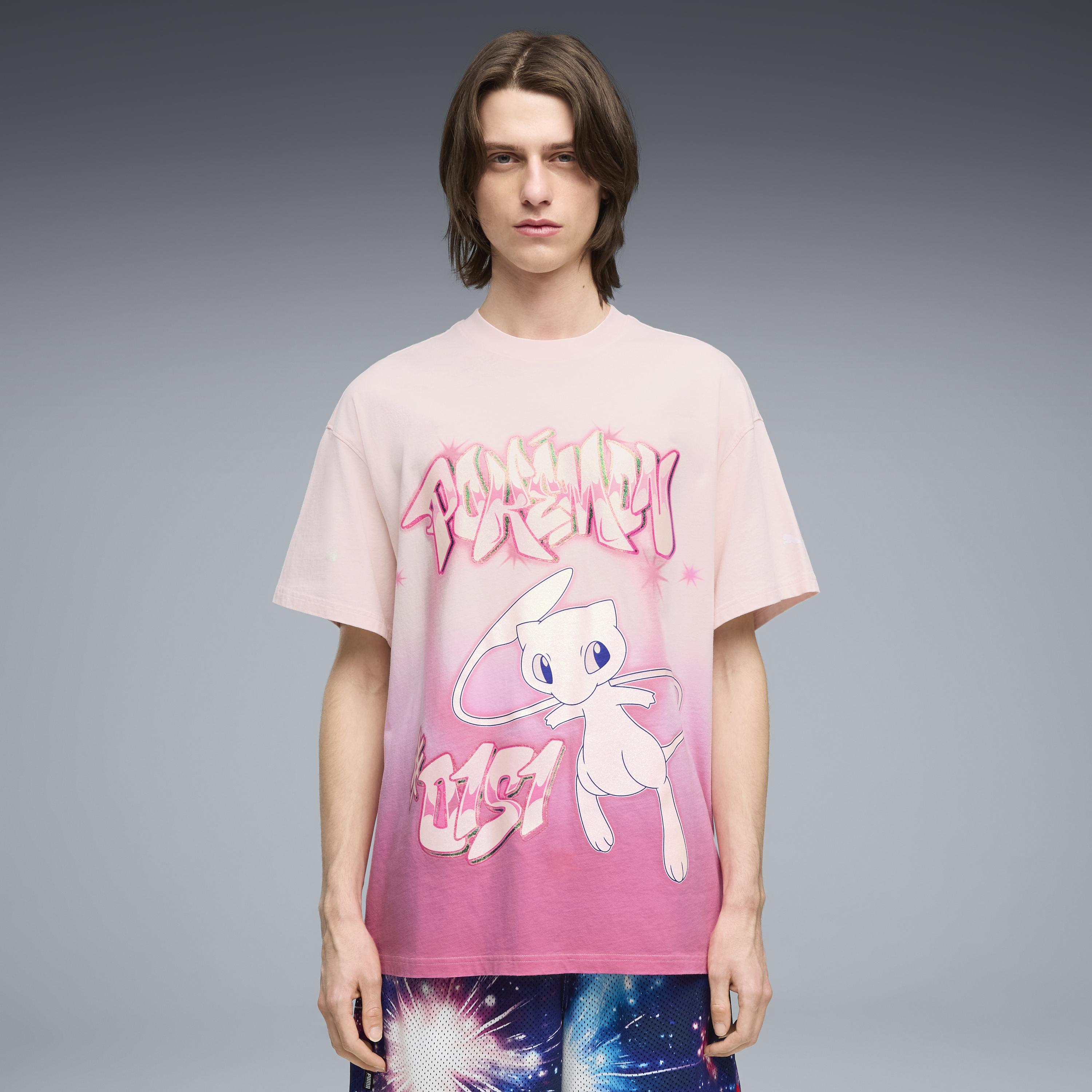 POLERA PUMA POKEMON X HOOPS SHINY MEW TEE HOMBRE