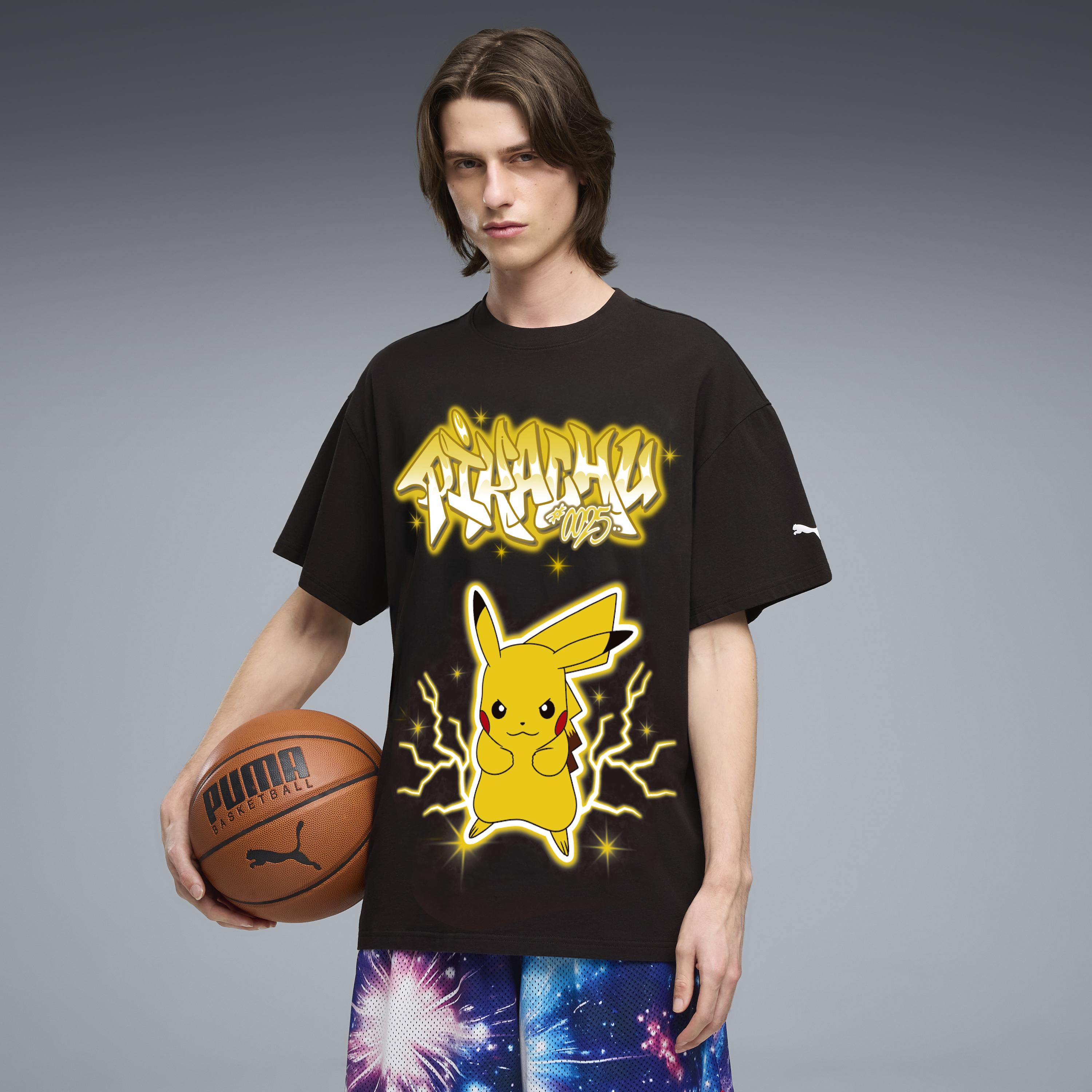 POLERA PUMA POKEMON X HOOPS PIKACHU TEE HOMBRE