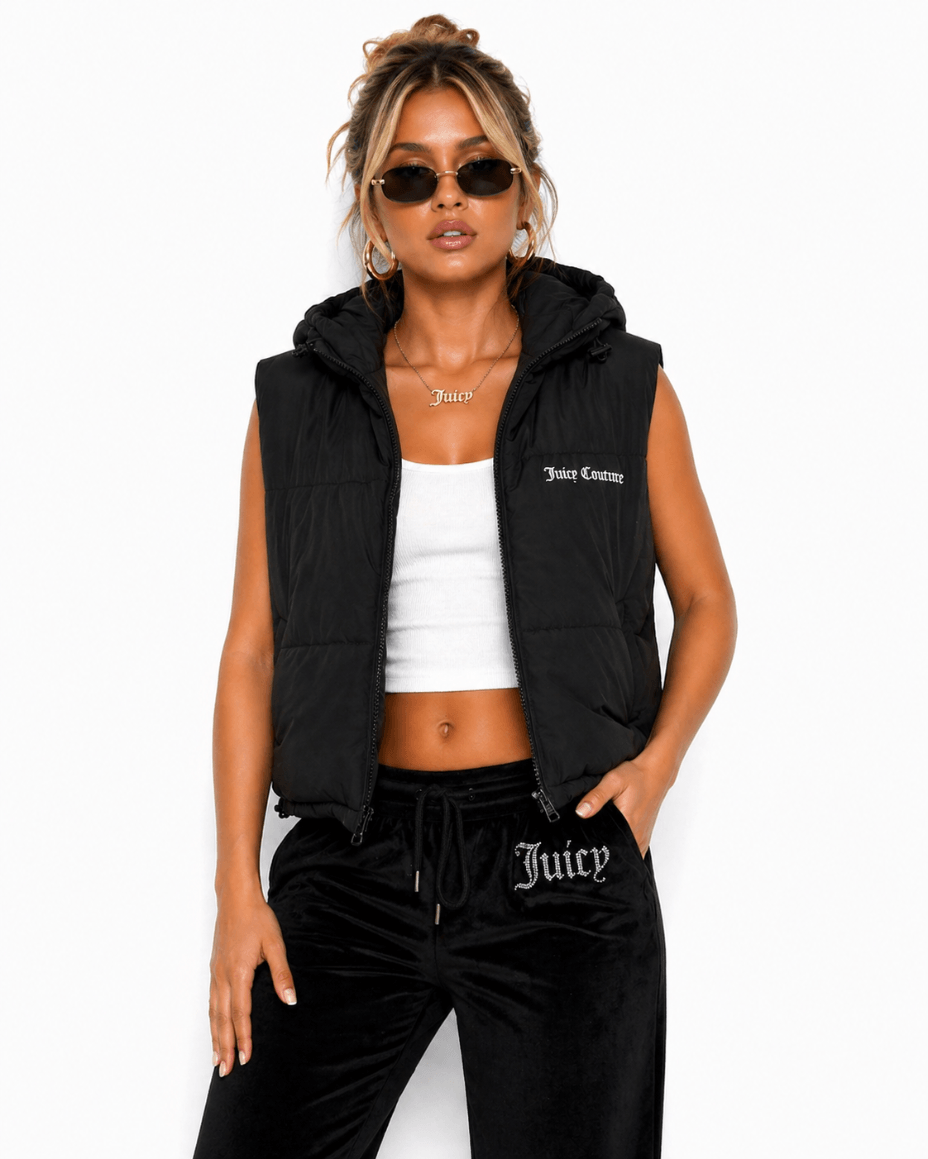 CHAQUETA JUICY COUTURE HOODED PUFFER GILLET