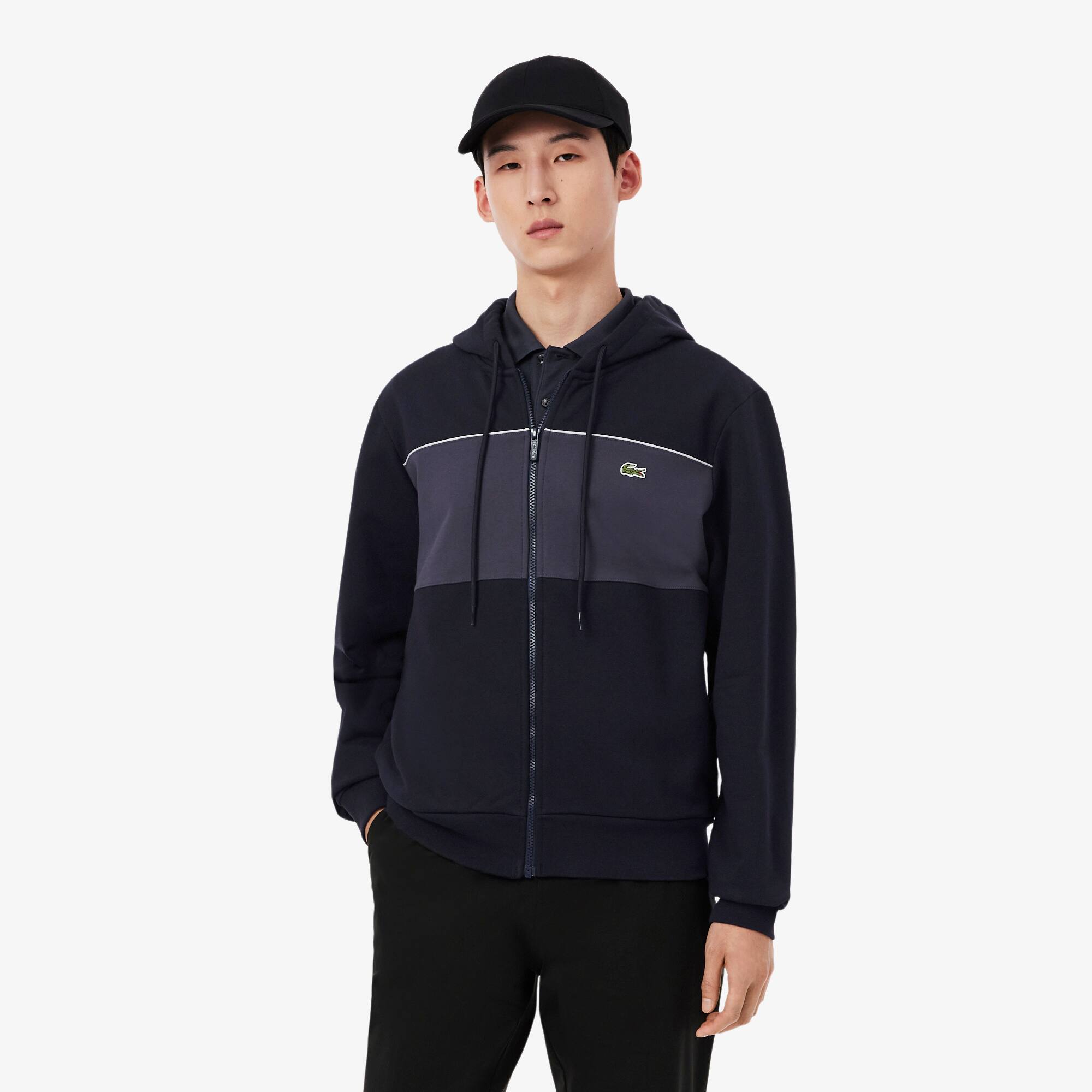 POLERON LACOSTE COLOR BLOCK HOMBRE