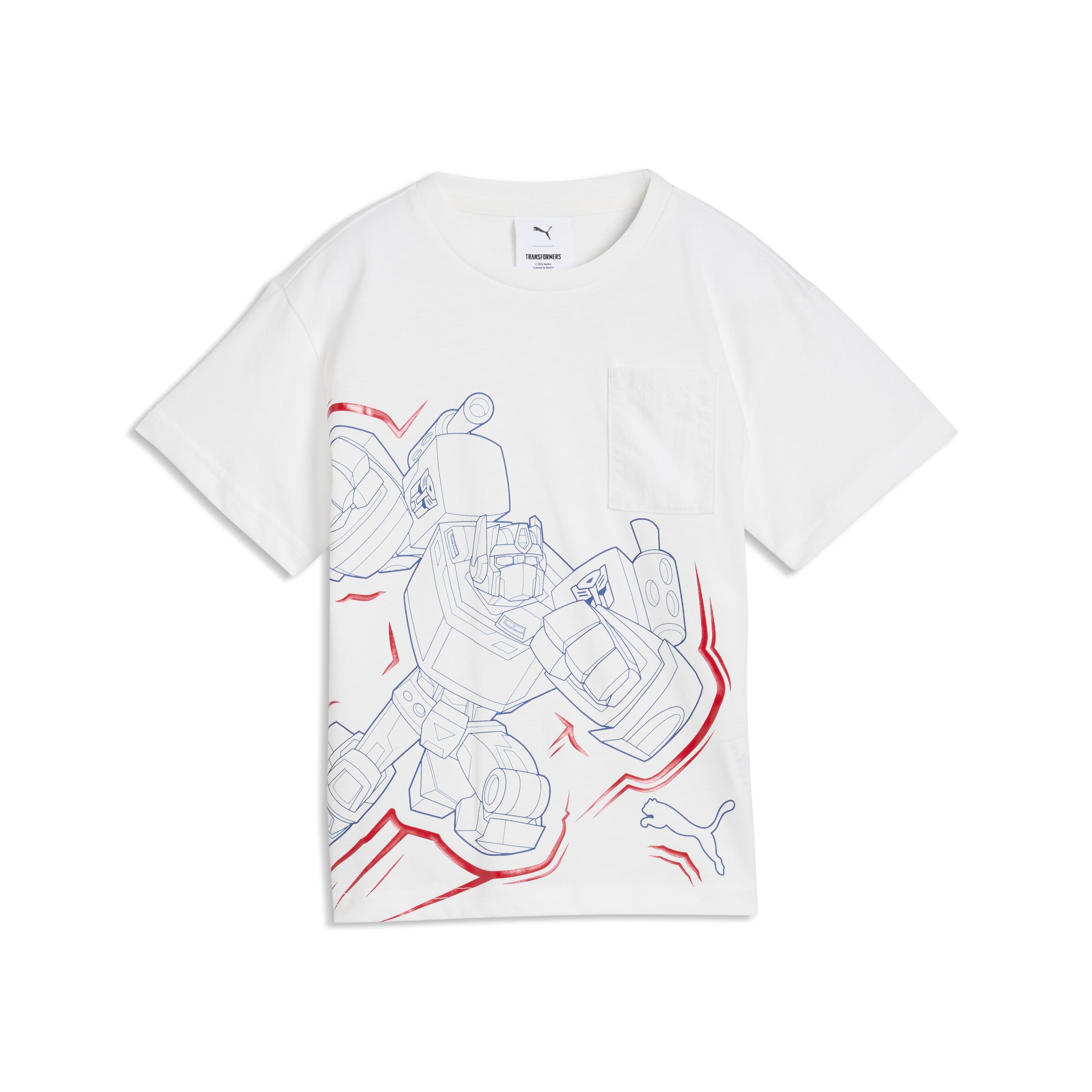 POLERA PUMA X TRANSFORMERS RELAXED GRAPHIC TEE NIÑ
