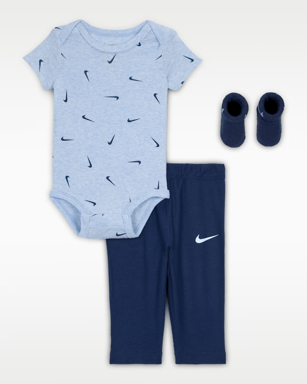 SET NIKE KIDS NHN 3PK BODYSUIT & WAFFLE PANT BEBE