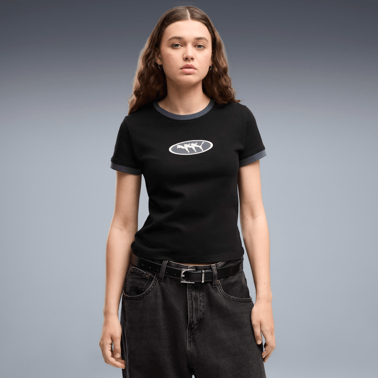 POLERA PUMA FUTURE PUMA ARCHIVE SLIM GRAPHIC RINGE