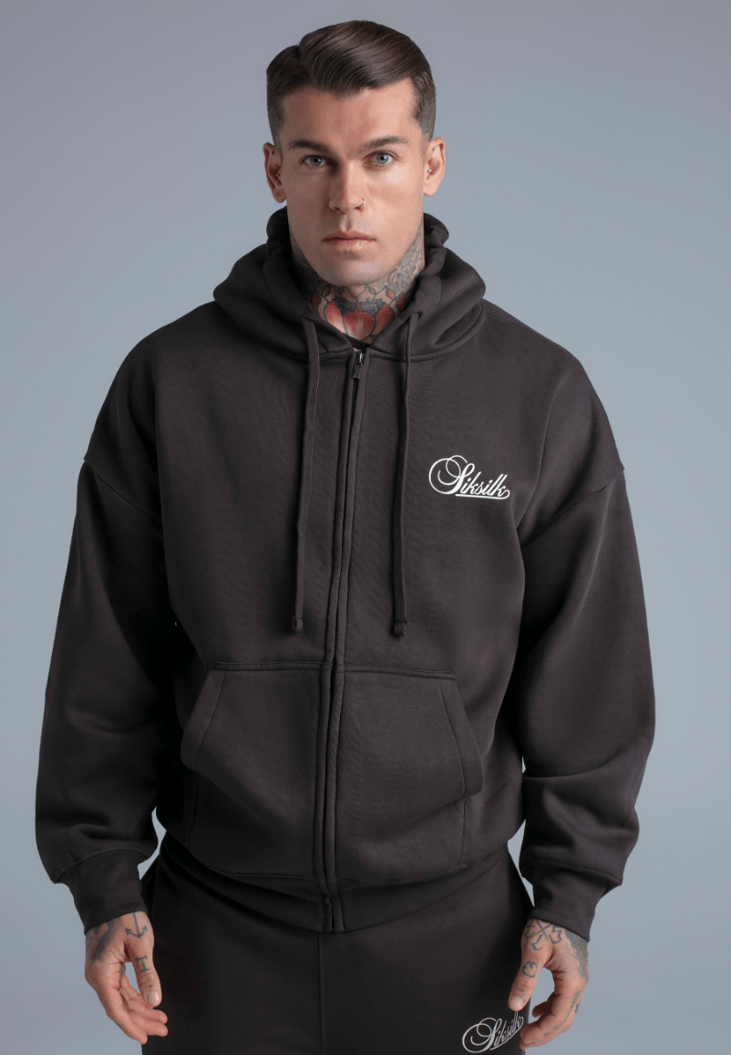 POLERON SIKSILK ESSENTIALS FULL ZIP HOODIE HOMBRE