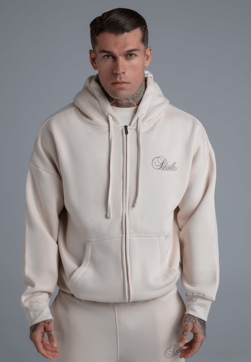 POLERON SIKSILK ESSENTIALS FULL ZIP HOODIE HOMBRE